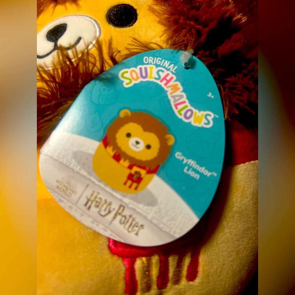 NWT Squish-mallows Harry Potter 10-Inch Gryffindor Lion - Picture 3 of 5
